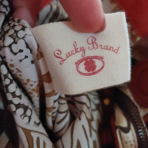 Lucky Brand Suede Shoulder Bag - Picture 8 of 14